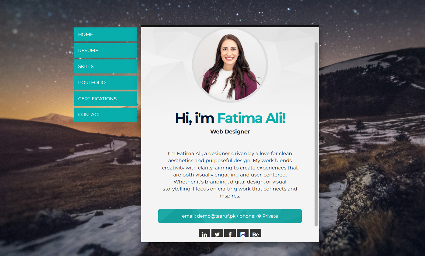 Motion Card Template Preview