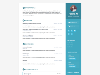 Orean Template Preview